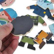 Load image into Gallery viewer, &quot;Uniforms&quot; Magnet Puzzle - Obsessed Littles