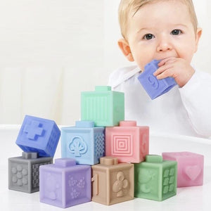 Interlocking Textured Cubes - Obsessed Littles