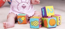 Load image into Gallery viewer, Soft Picture and Rattle Cubes - Obsessed Littles