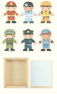 "Uniforms" Magnet Puzzle - Obsessed Littles