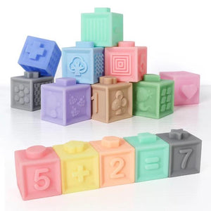 Interlocking Textured Cubes - Obsessed Littles