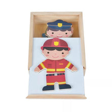 Load image into Gallery viewer, &quot;Uniforms&quot; Magnet Puzzle - Obsessed Littles