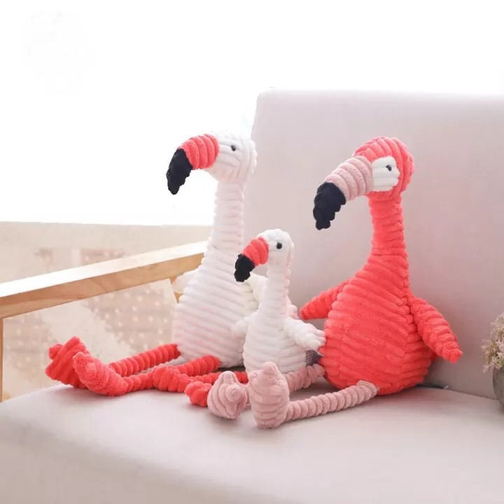 Corduroy Stuffed Flamingo - Obsessed Littles