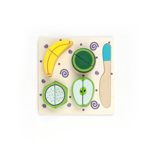 Foods Set with Knife and Inset Puzzle - Obsessed Littles