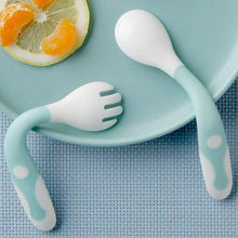 Load image into Gallery viewer, The Super-Bendy I Spoon and Spork Set - Obsessed Littles