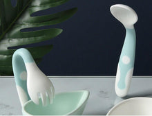 Load image into Gallery viewer, The Super-Bendy I Spoon and Spork Set - Obsessed Littles