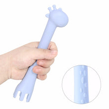 Load image into Gallery viewer, The Giraffe Helper Double-ended Spoon - Obsessed Littles