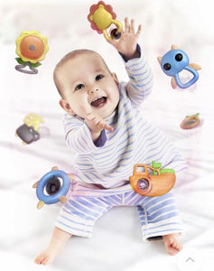 "Earth-Toned Characters" Rattle Set - Obsessed Littles