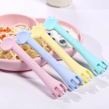 Load image into Gallery viewer, The Giraffe Helper Double-ended Spoon - Obsessed Littles