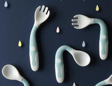 Load image into Gallery viewer, The Super-Bendy I Spoon and Spork Set - Obsessed Littles