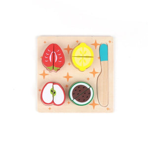 Foods Set with Knife and Inset Puzzle - Obsessed Littles