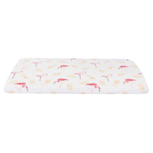 Load image into Gallery viewer, &quot;Flamingos&quot; Fitted Crib Sheet - Obsessed Littles