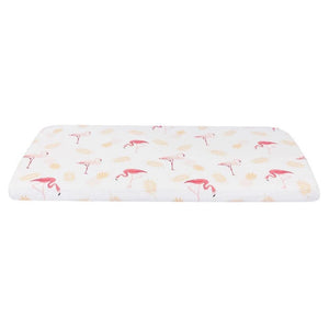 "Flamingos" Fitted Crib Sheet - Obsessed Littles